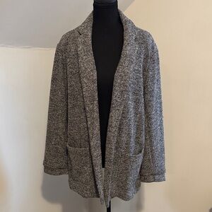 Lauren Conrad open front gray cardigan/blazer size XL
